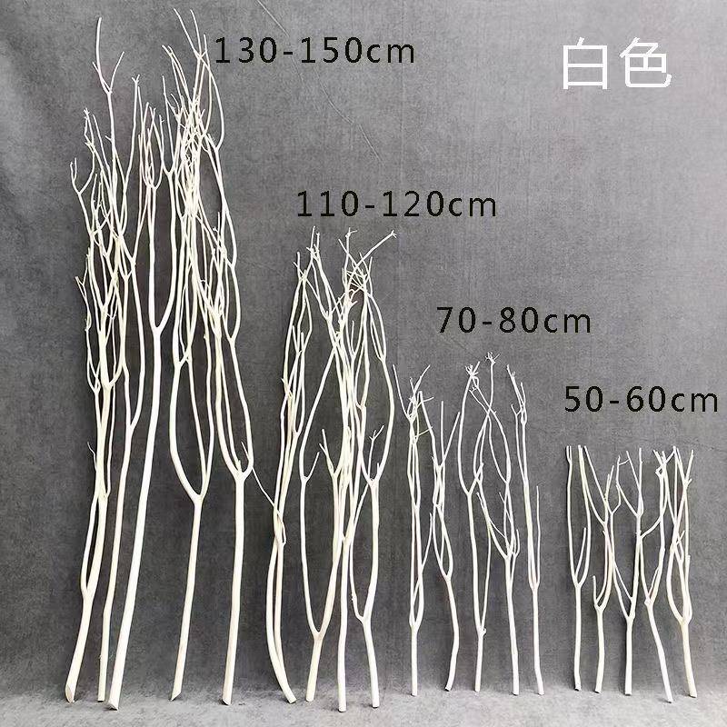 三叉木干燥树枝龙柳枝 婚庆拱门路引装饰花束架构花材 玄关落地装