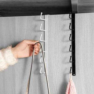 柜门挂钩免打孔学生宿舍衣柜上包包挂勾架多功能竖排钩挂帽子神器