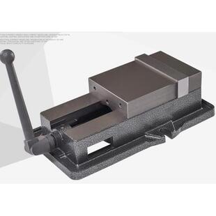 机用虎钳CNC加工6寸加长角固式铣床用平口钳QM16160L开口200