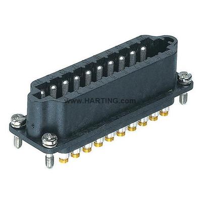 09700202622HARTING连接器STAF-20-STI-S公芯10A德国现货