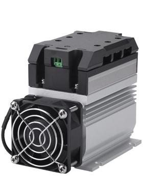 LONSNTE蓝石三相固态继电器LG3A4810D散热器风扇一体无触点开关