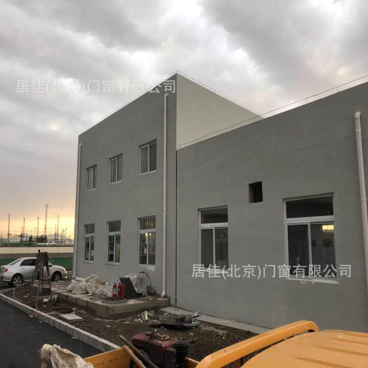 大兴工程实例实德塑钢门窗封阳台七道密封塑钢推拉窗平开窗