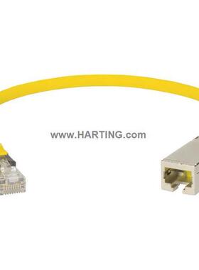 HARTING浩亭09455451516电缆组装长度:5m两端预接RJ45接口整线