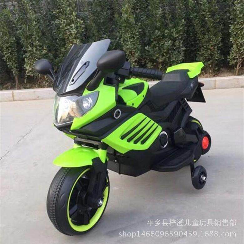 新款婴儿童电动摩托三轮车可坐小孩1-3童车4-5岁宝宝玩具车可坐人