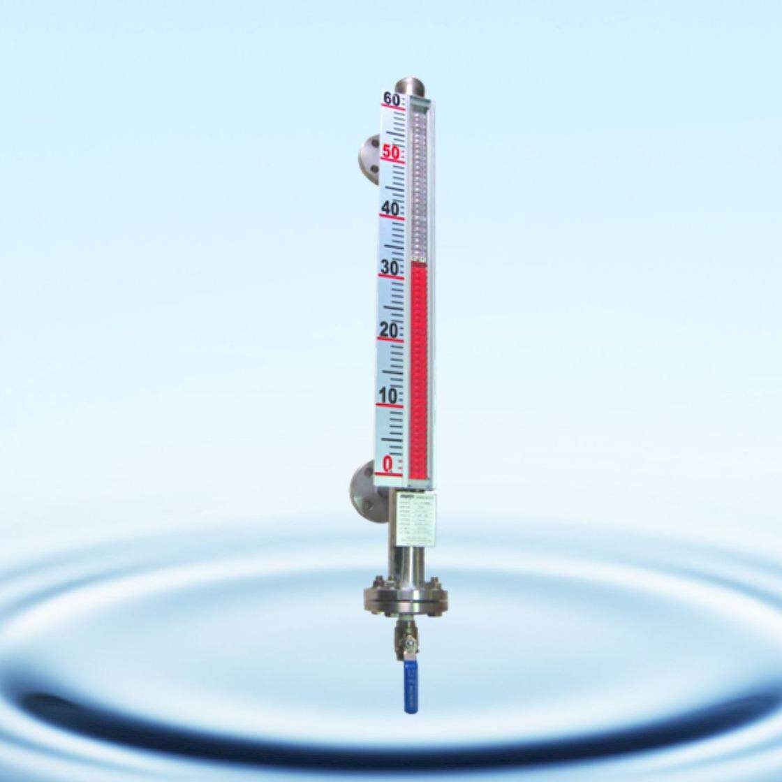 磁翻板液位计远传4-20mA防爆干簧管变送器化工储罐油罐防腐液位计