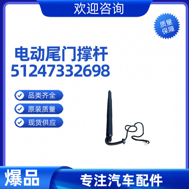 适用于宝马E71/X6汽车电动尾门撑杆气弹簧液压支撑杆51247332698