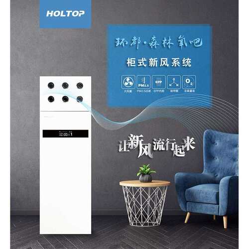 环都（HOLTOP）柜机新风机净化防霾双向通风柜式管道新风L600