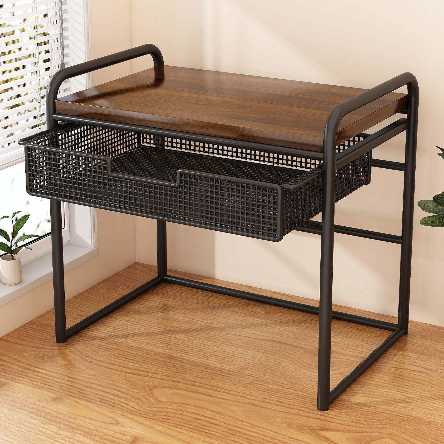 桌面打印机置物架家用双层办公室桌上A4纸文件收纳架复印机架