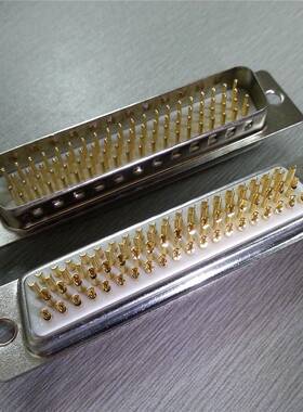 高密度车针HDB78P公头针座HDB78PIN公座插头焊线式矩形连接器