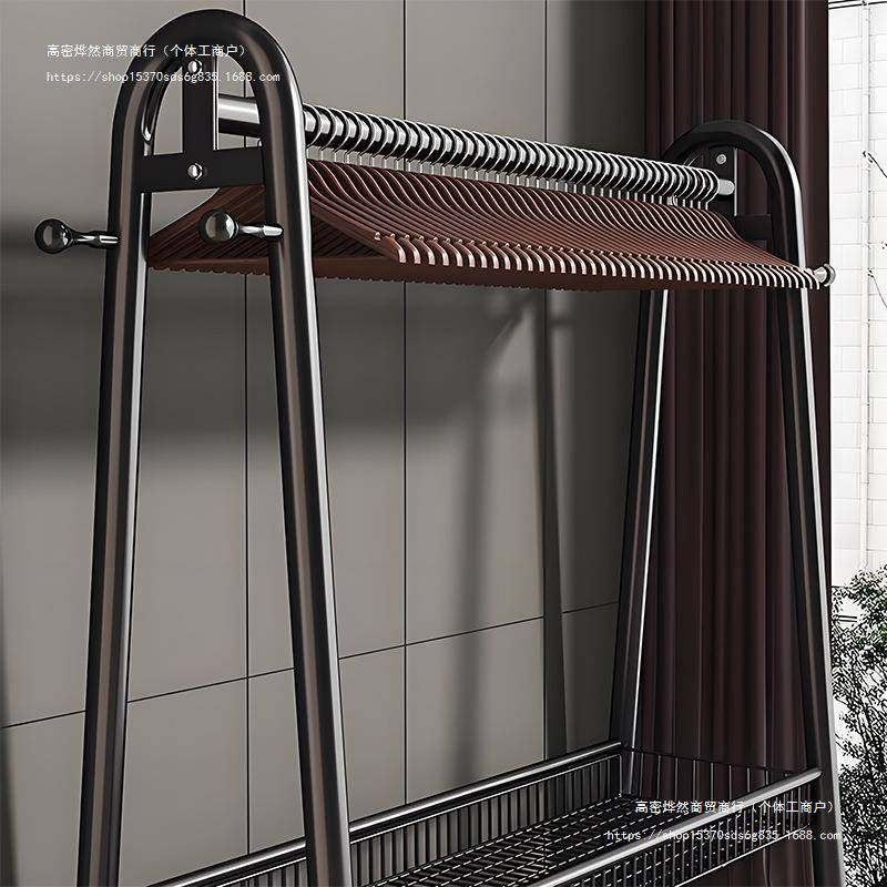 衣架落地卧室家用室内房间晾挂衣架子可移动衣服收纳架简易衣帽架