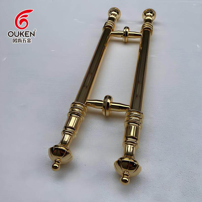 不锈钢门拉手玻璃大门拉手欧式简约加厚复古中式别墅入户大门把手