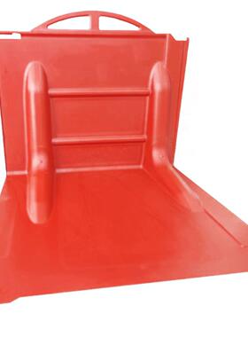 组合式防洪板DZ85红色L型塑料挡水板市政物业防汛排水应急物资