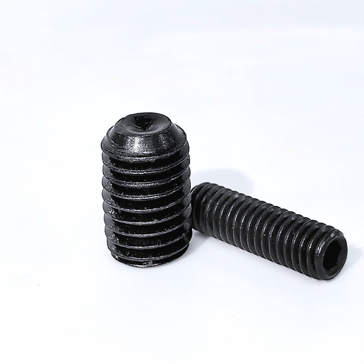 细牙机米汇总M3-0.35到M12-1.25发黑内六角细牙紧定螺丝