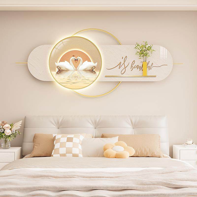 卧室立体壁画装饰画卧室床头高级感天鹅情侣房间铝合金组合挂画,农机/农具/农膜,其它农用工具,淘宝优惠券,粉丝福利购,淘宝优惠卷