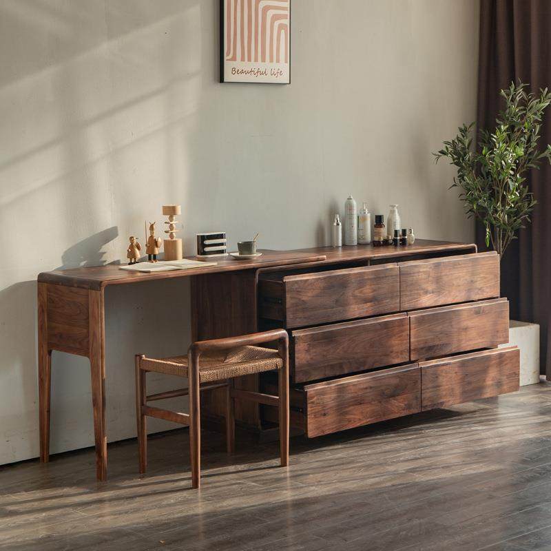 实木橱斗柜六斗梳妆台黑胡桃木北欧一体多功能北美组合书桌收纳柜,机械设备,其他机械设备,淘宝优惠券,粉丝福利购,淘宝优惠卷