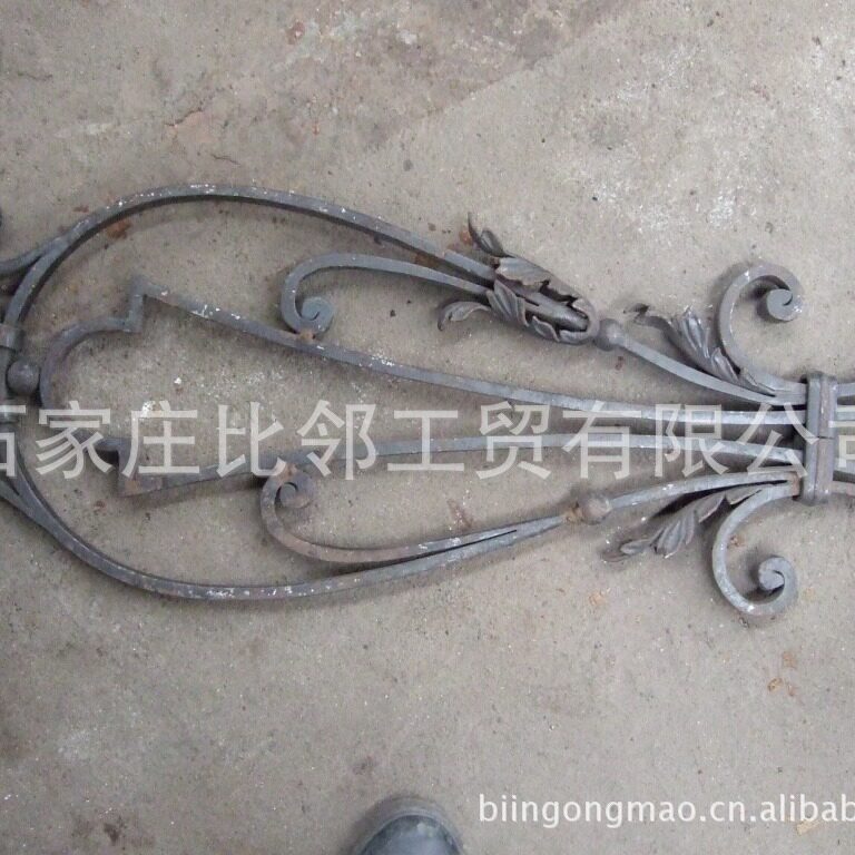铁艺楼梯锻打配件 铁艺花盘 铁艺配件 河北石家庄