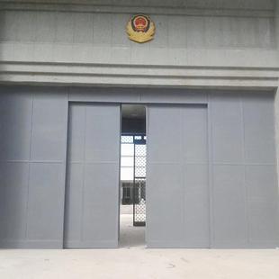 不锈钢电动AB大门AB小门牢房门监狱门放风场门