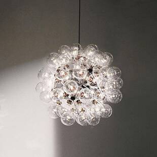 意大利餐厅flos现代简约创意个性时尚大气玻璃蒲公英装饰客厅吊灯