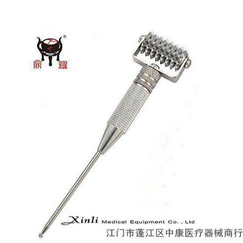 面滚弹簧耳针金属点穴耳针可伸缩探测笔耳穴按摩器