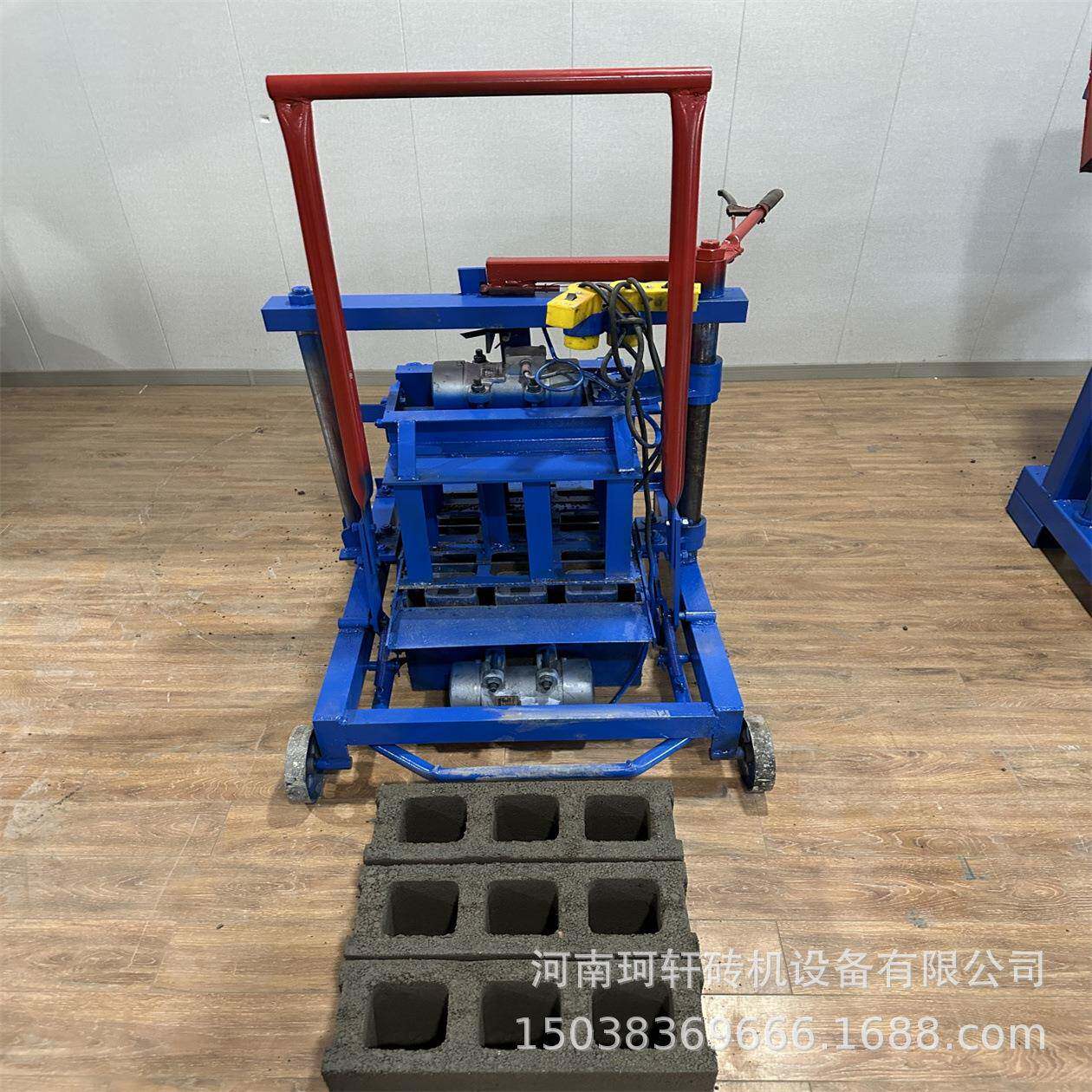 小型水泥制砖机制作三孔空心砖多功能砖机砖机厂家免烧砖机