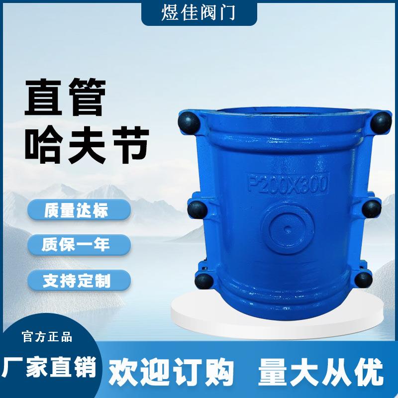 供应喷漆喷塑直管哈夫节接头抢修铸铁哈夫节堵漏器