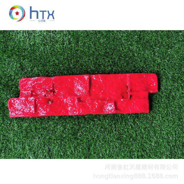 彩色艺术水泥墙面印花模具景点别墅酒吧内外墙装饰用压纹模具