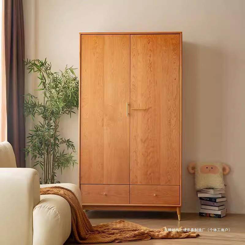 北欧全实木衣柜卧室樱桃木橡木衣橱小户型原木色双开门衣柜,纺织面料/辅料/配套,纺织机械配件,淘宝优惠券,粉丝福利购,淘宝优惠卷
