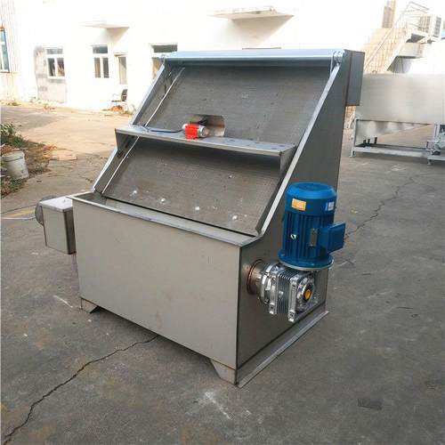 直销鸡粪干湿分离机不锈钢斜筛式沼渣沼液分离机猪粪四川