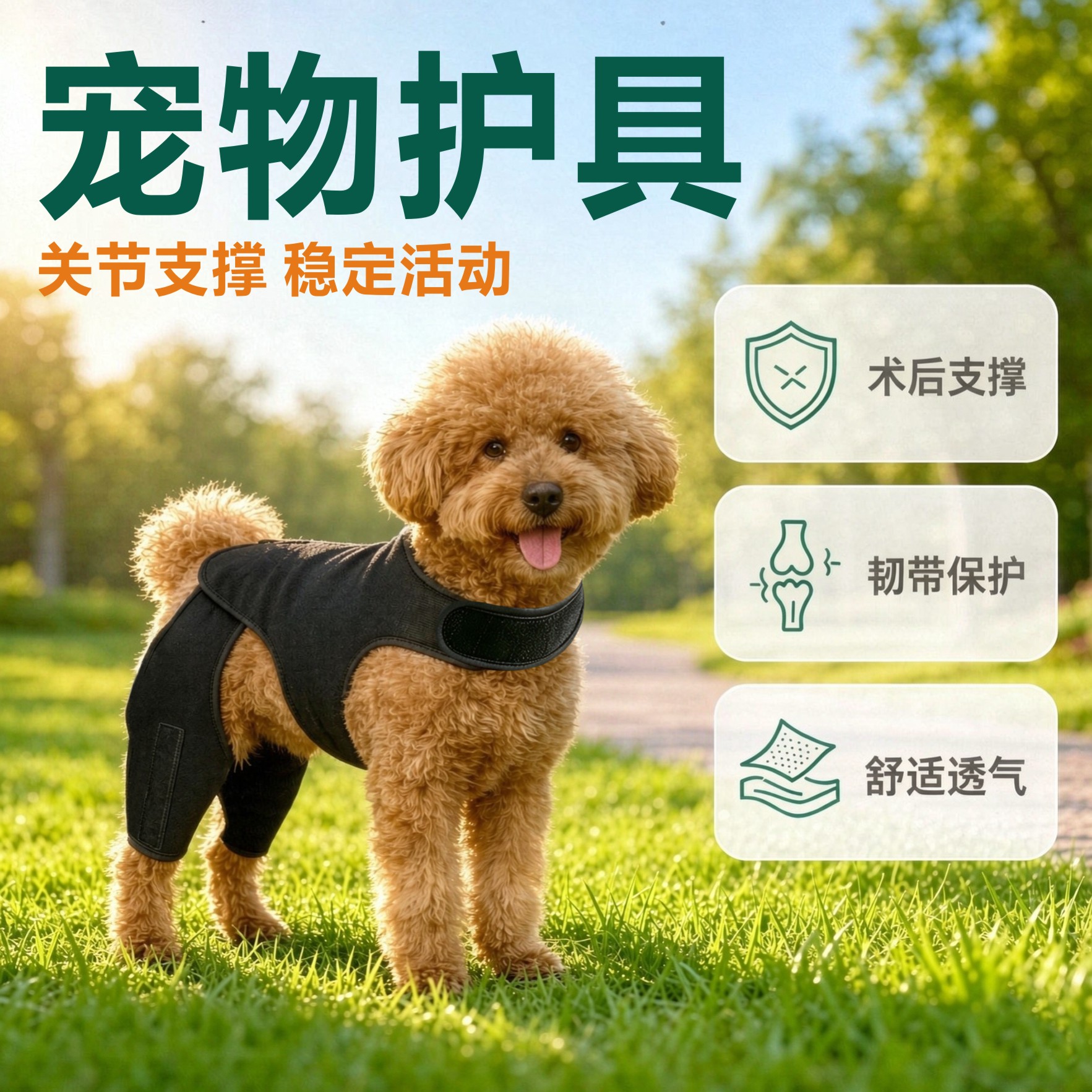 狗狗护膝双后腿支撑缓解痛