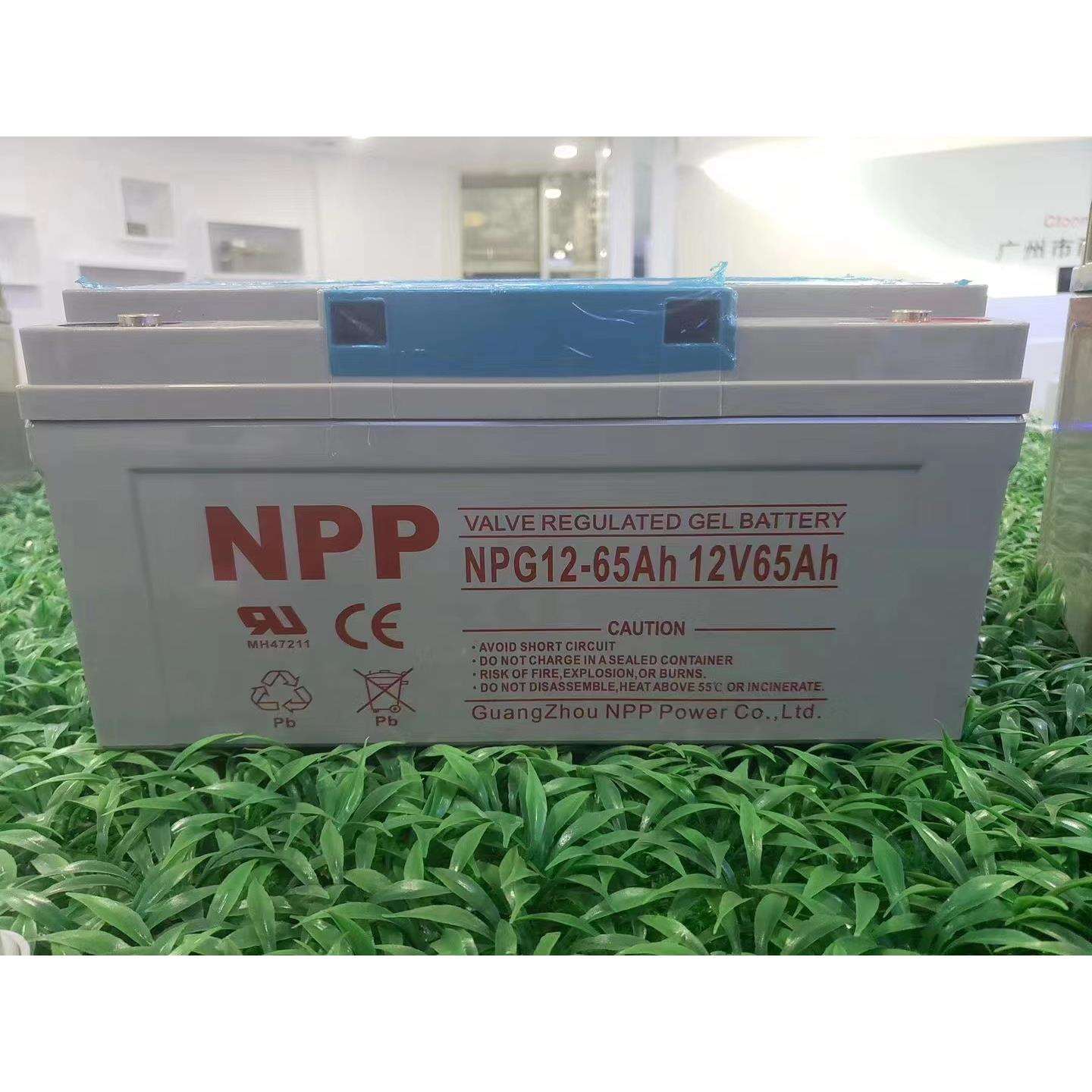 耐普蓄电池质保三年NPG12V65 12V65AH免维护蓄电池