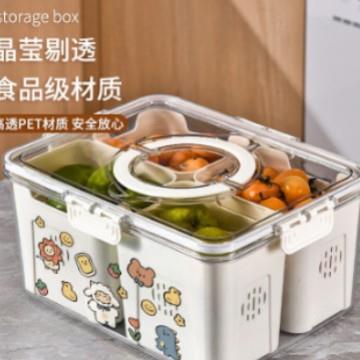 冰箱收纳盒食品级鸡蛋盒密封保鲜盒野餐食物收纳盒调料水果储物盒