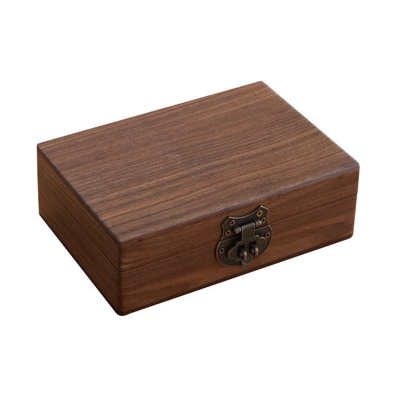 翻盖木盒复古式礼品 包装木盒首饰礼品首饰盒 家用桌面木盒子
