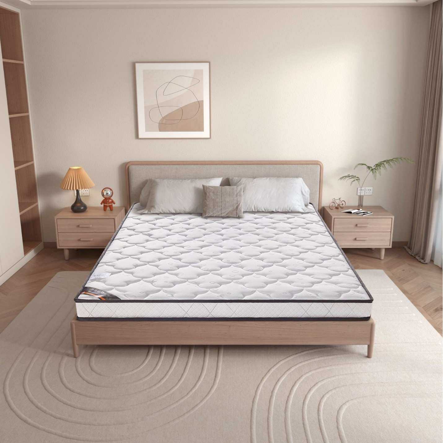 天然椰棕榈硬床垫家用榻榻米垫子卧室老人儿童加乳胶软硬适中护脊