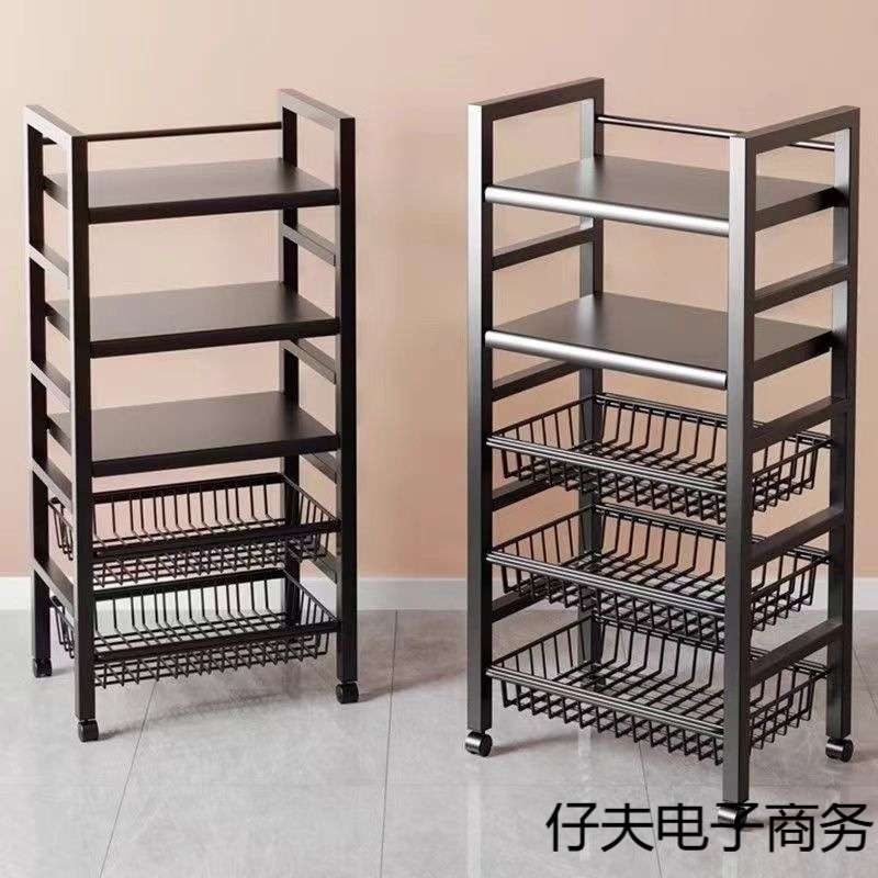厨房菜篮子落地置物架多层储物蔬菜水果架子多功能放菜收纳架
