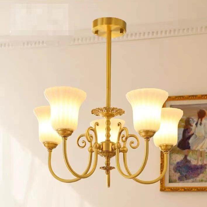 全铜吊灯法式客厅餐厅吊灯民宿酒店玻璃灯美式轻奢南洋风复古灯具,电子元器件市场,其它元器件,淘宝优惠券,粉丝福利购,淘宝优惠卷