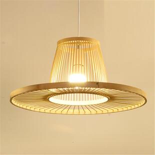 德兴市创意藤艺东南亚风格民宿吊灯简约现代田园客厅吊灯具竹编