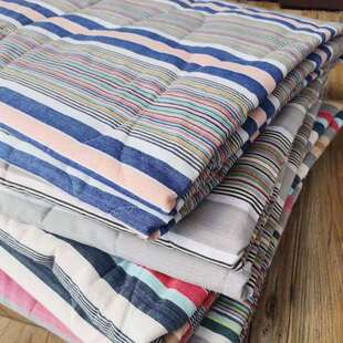 可洗小褥子纯棉小被子可铺底可盖老粗布睡觉床褥垫单双人老式被褥