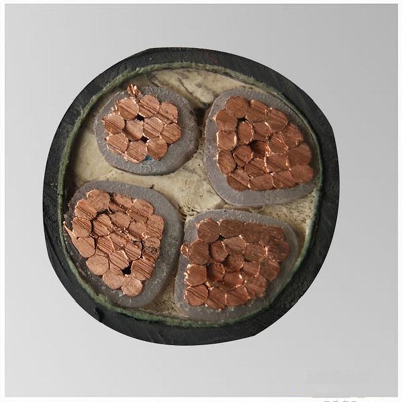 国标铜芯电力电缆 低压电缆 动力电缆 四芯电缆 YJV3*16+1*10
