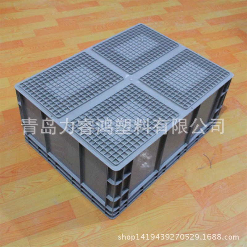 结实800*600*450EU8644物流箱山东物流箱汽车配件塑料箱周转箱