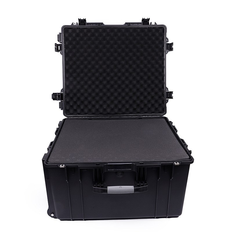 多媒体控制仪表内嵌防护箱 手提塑料五金三防箱 鼎阳D6940拉杆箱