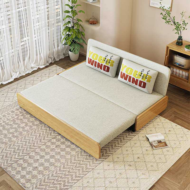 沙发床两用可折叠伸缩多功能储物收纳双人小户型书房简约客厅阳台