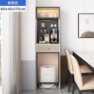 餐边柜小户型简约高柜一体云鲸科沃斯石头扫地机器人置物架收纳柜