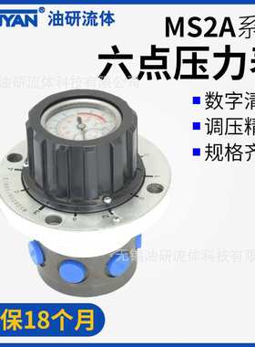 MS2A20/400力士乐型100六点压力表L2X公制M14英制G1/4液压开关250