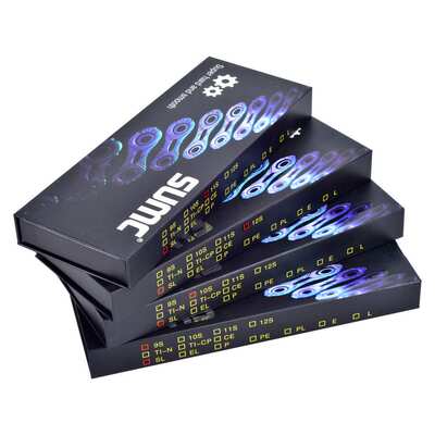 SUMC全镂空链条山地车折叠车公路自行车9 10 11 12速链条 配件