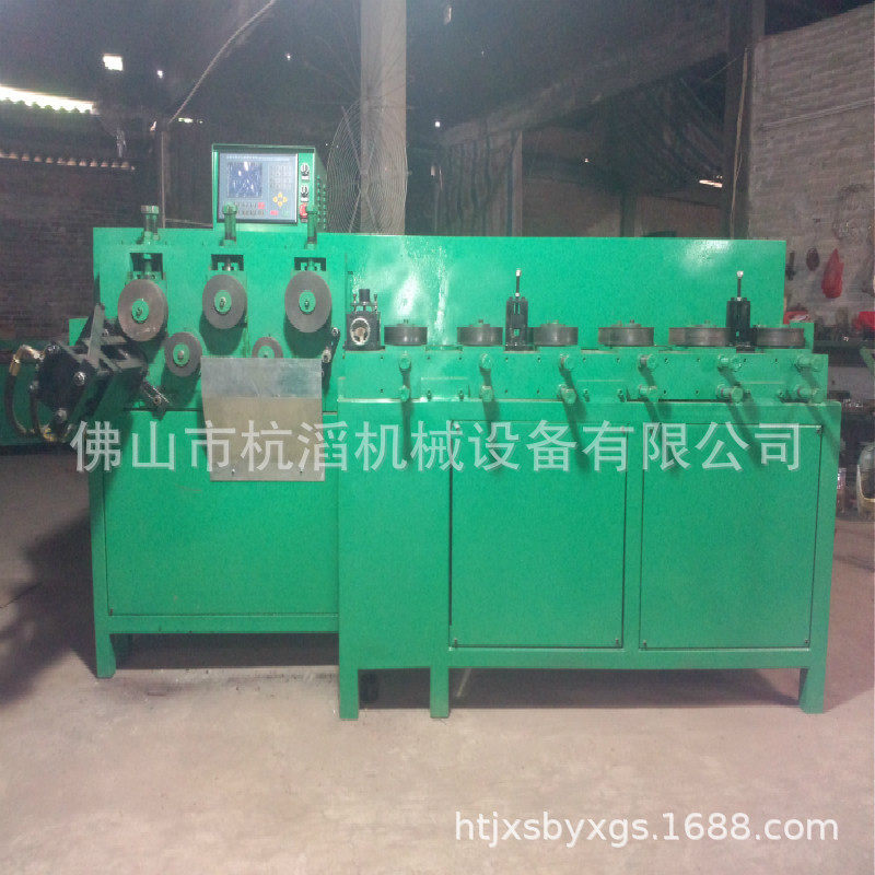 山东20*2mm扁线法兰卷圆成型机铜材法兰成型机方钢弯圆机