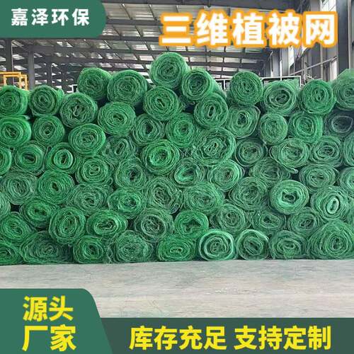 加筋三坡维土工林网EJO垫护网植草网园植被网土工固坡网生态护坡
