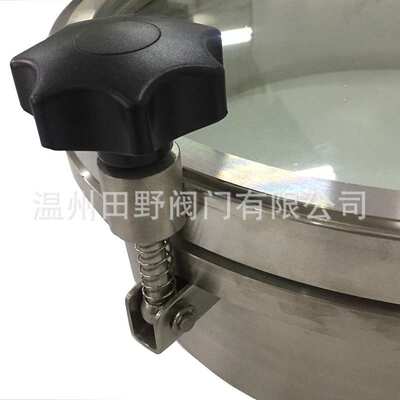 玻璃盖不锈钢人孔发酵罐观察孔拱形钢化玻璃10毫米厚Glass Manhol