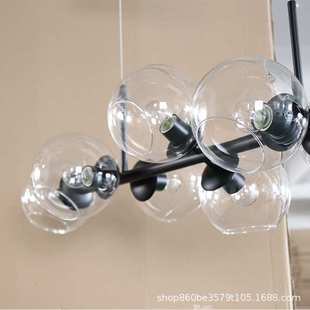 造心家具|亮度高好维护易打理简约玻璃不晃眼LED客厅餐厅卧室吊灯