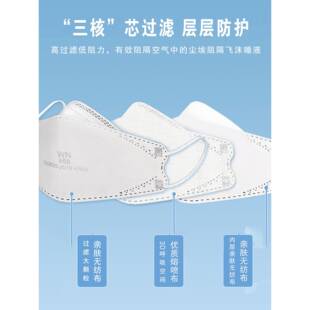 次日达威尼n95柳鱼型韩版口罩防尘感冒花k粉敏过雾霾(叶轻度污染