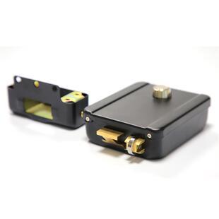 机械粉喷单头电控锁 厂家直销 静音灵性锁 电机锁 楼宇门禁锁